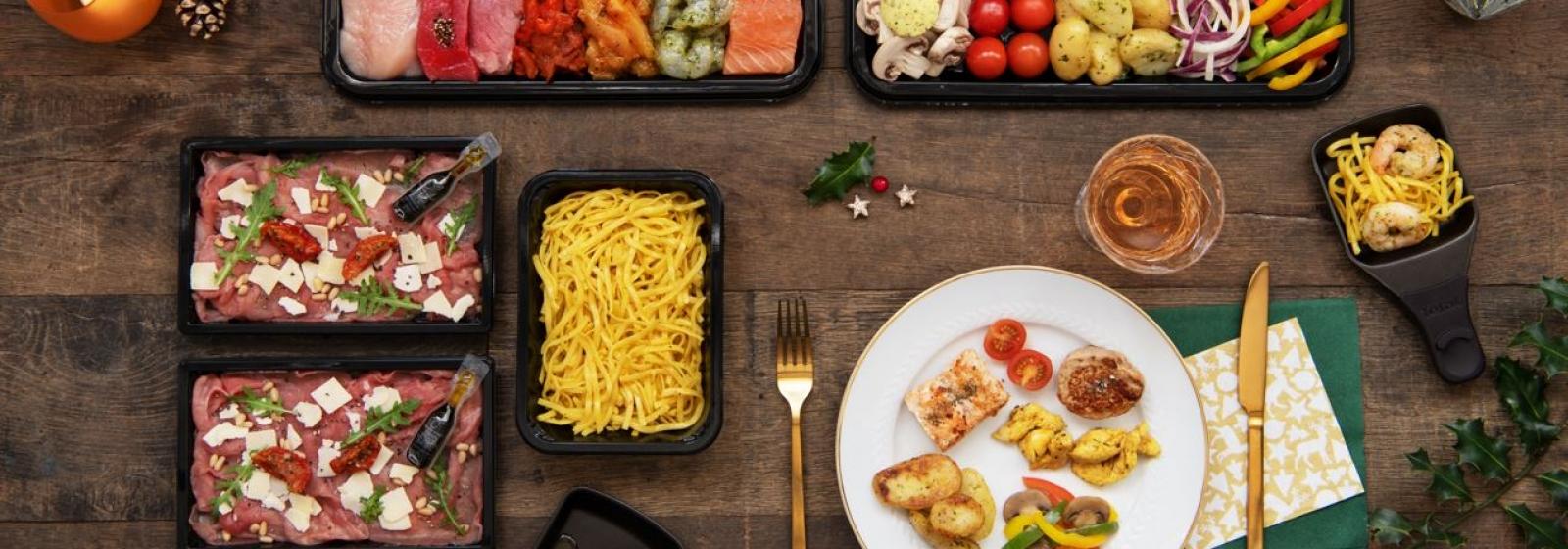 Menu met teppanyaki