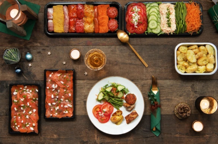 Menu met feestgourmet